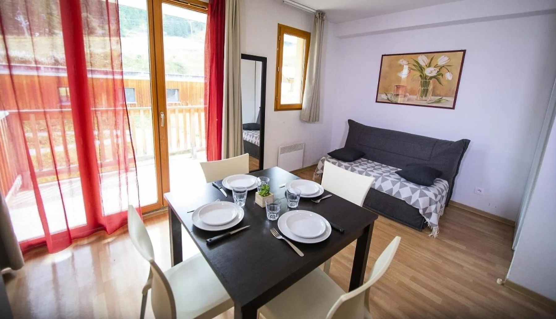 Studio 2/4 Personnes Vue Pistes Mae-0961 Le Melezet